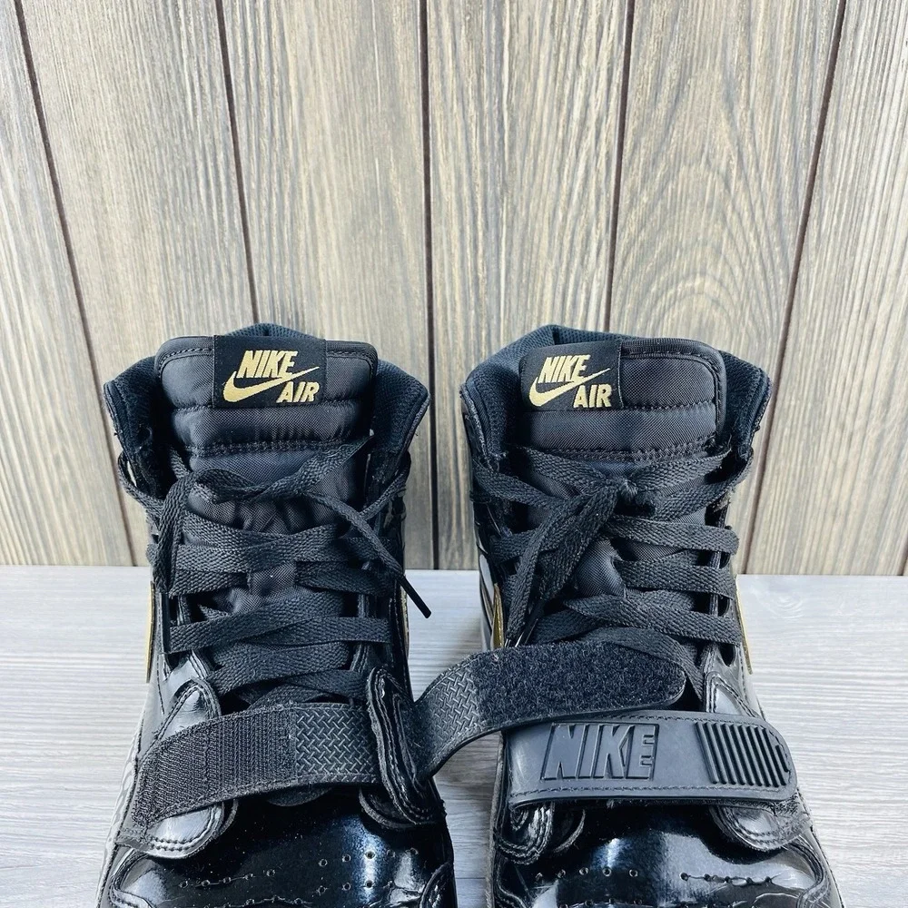 Jordan Legacy 312 Black Gold Men's Size 11 Sneakers Shoes AV3922-007